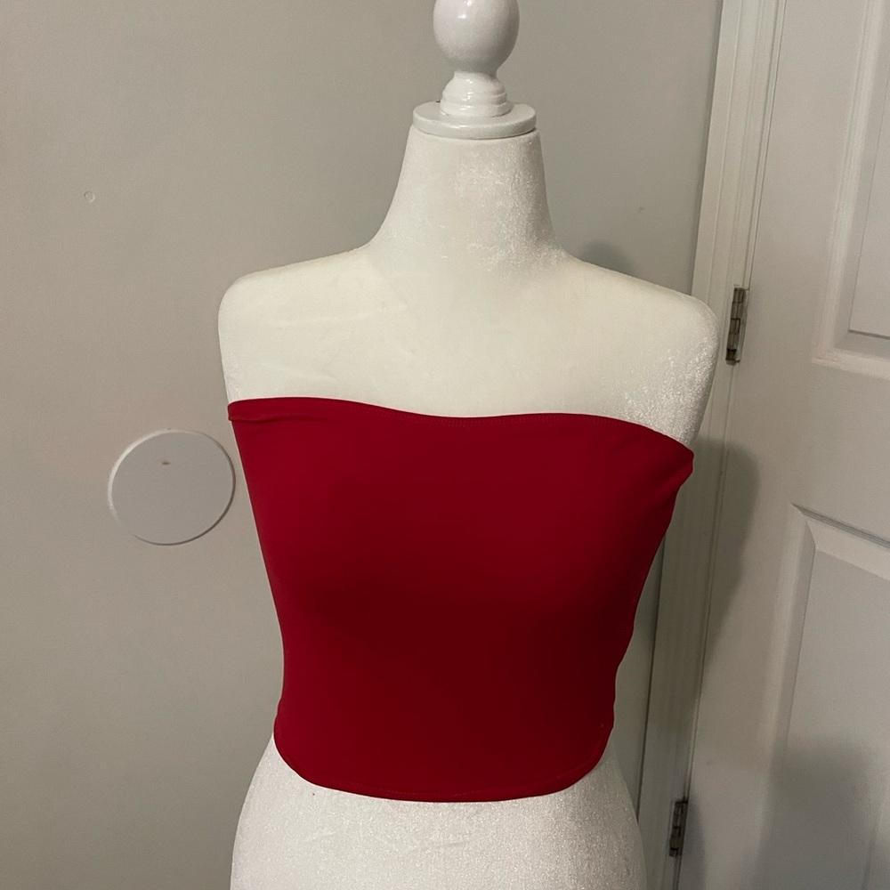 Red Tube Top (Size M)